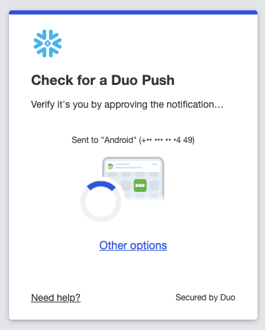 Snowfkake duo login